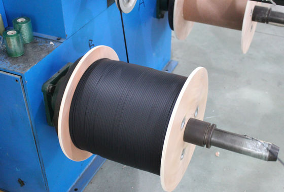 Black Gjyxfch Drop Wire Cable 2F G657A1 Fiber FRP Strength