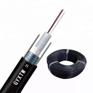 Central Loose Tube GYXTW Outdoor Armored Fiber Optic Cable Single Mode Aerial Duct Installation
