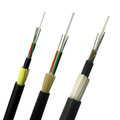 G652d Adss Fiber Optics Black Adss 48 Core Aerial Single Mode Fiber Optic Cable In The Power Communication Transmission