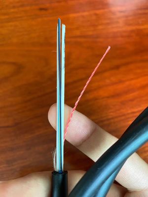 FTTH Central Tube FRP Strength Dielectric 12 Core Adss Fiber Optic Cable