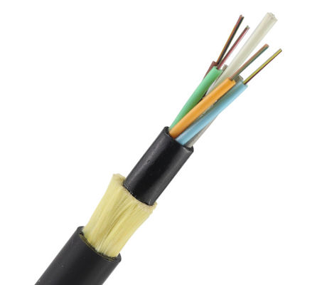 All Dielectric Aireal Single Mode FRP Strength 24 Core ADSS OFC Fiber