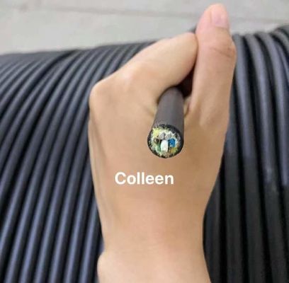 All Dielectric Aireal Single Mode FRP Strength 24 Core ADSS OFC Fiber