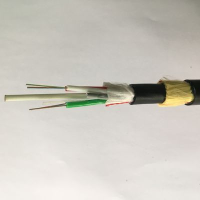 Single Mode All Dielectric Self Supporting Span 100m 24 Core ADSS Fiber Cable
