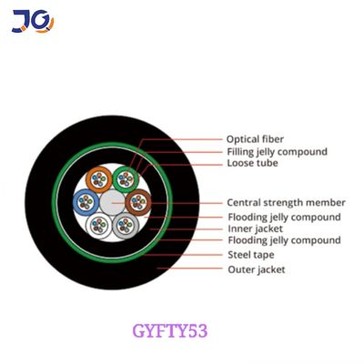 12 Core  Sm/mm Underground Fiber Optic Cable G657A