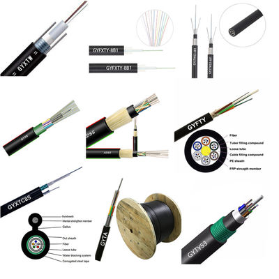 Optical Fiber 12 Cores Gytc8s Figure 8 Electrical Cable