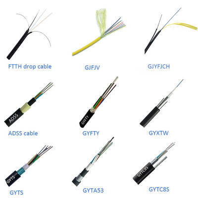 Self Support Aerial Figure 8 Cable Stranded Steel Wire GYFTC8Y