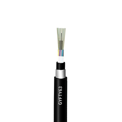 24 Core GYFTY63 Underground Fiber Optic Cable multimode Loose tube