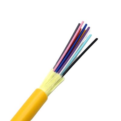 Multi Fiber Single mode GJFJV Tight-Buffered Indoor Fiber Optic Distribution Cable