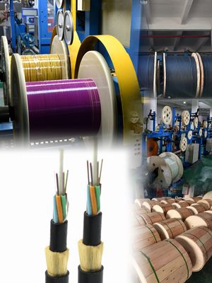 All Dielectric Self - Supporting G652d Adss 4 Core Cable Adss Optic Fiber With High Voltage