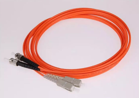 Customization FTTH Duplex OM3 Multimode 3.0mm Fiber Optic Patch Cord