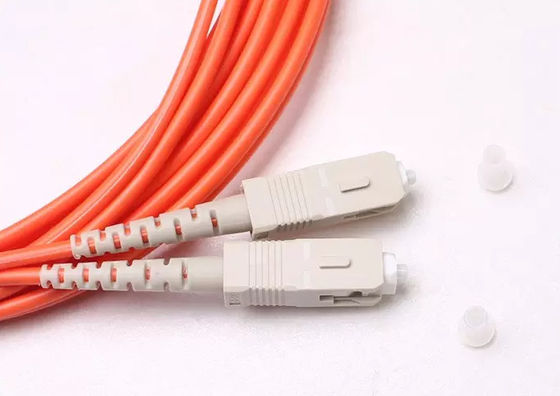 Customization FTTH Duplex OM3 Multimode 3.0mm Fiber Optic Patch Cord