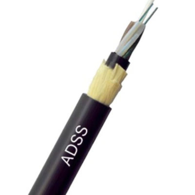 Self Supporting 96 Core ADSS Fiber Optic Cable With PE Jacket