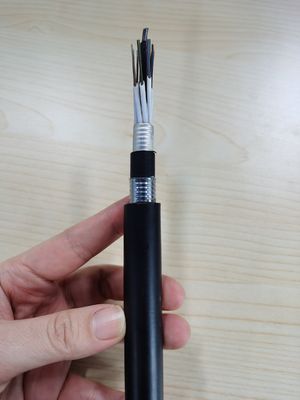 196 Cores Single Mode G652d Buried  Underground Fiber Optic Cable Double Sheath