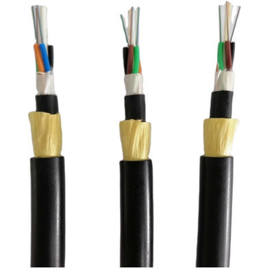 110kV SZ Stranded Loose Tube ADSS Fiber Cable , All Dielectric Fiber Optic Cable