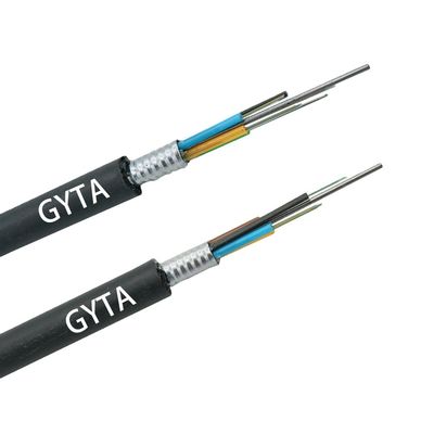 288 Cores Single Mode G652D GYTA Cable  Aluminum Armoured