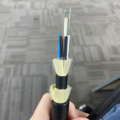 All Dielectric Self - Supporting G652d Adss 4 Core Cable Adss Optic Fiber With High Voltage