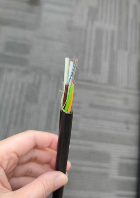 48 Core Single Mode Duct GYFTY Fiber Optic Cable Black Color