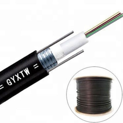 24 Cores Monomodo Armored Gyxtw Fiber Optic Cable Central Loose Tube