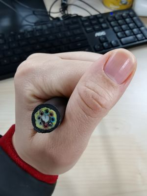 Overhead Single Jacket All Dielectric Self Supporting ADSS Span 200m 12 24 48 Core Fibra Optic Cable