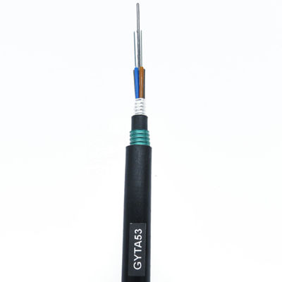Outdoor Single Mode Fiber Optic Cable GYTA 4/6/8/12 Core Communication Cable