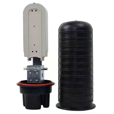 Vertical 1 In 4 Out Optical Splice Dome Closure Mechanical Sealing Cable Splice Box Fiber Optic Closure