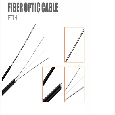 1km 2km 3km Plywood Drum FTTH Fiber Optic Drop Cable 1 Core Single Mode Indoor Optical Fiber Cable