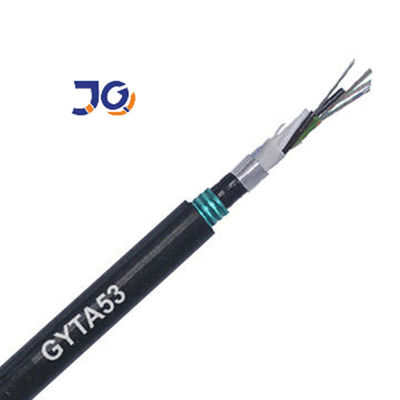 Direct buried steel tape armored 12 96 core fiber optic cable price per meter GYTA53