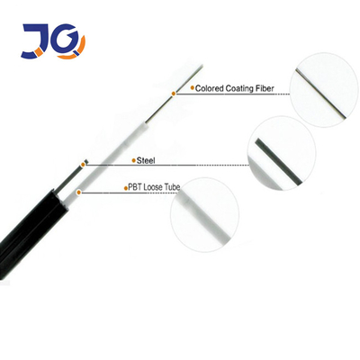 Non Armoured Fig8 GYXTC8Y Fiber Optical Cables Aerial Central Loose Tube